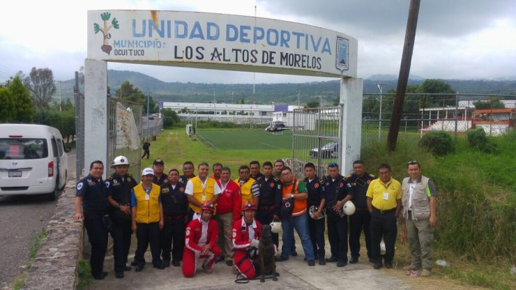 Llegan brigadadistas yucatecos a Morelos