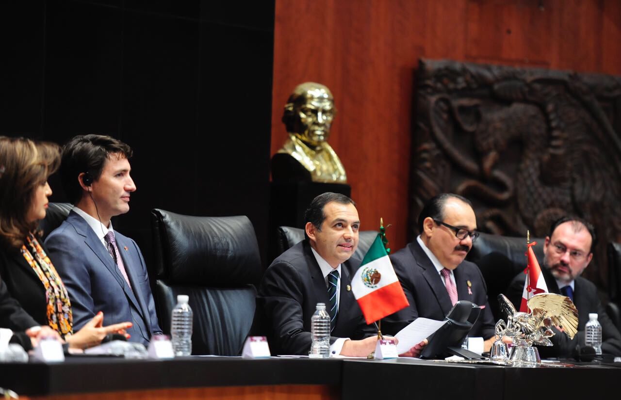 Ramírez Marín recibe al Primer Ministro de Canadá, Justin Trudeau