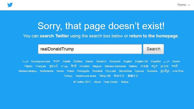 Twitter suspende la cuenta de Donald Trump