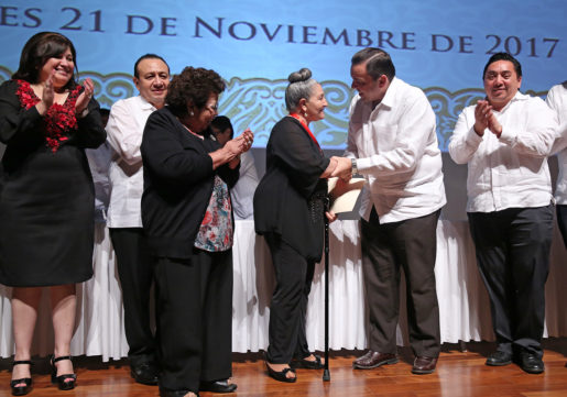 Eglé Mendiburu Carrillo, recipiendaria de la Medalla Yucatán 2017