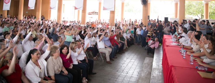 Aprueban planillas De delegados en el PRI