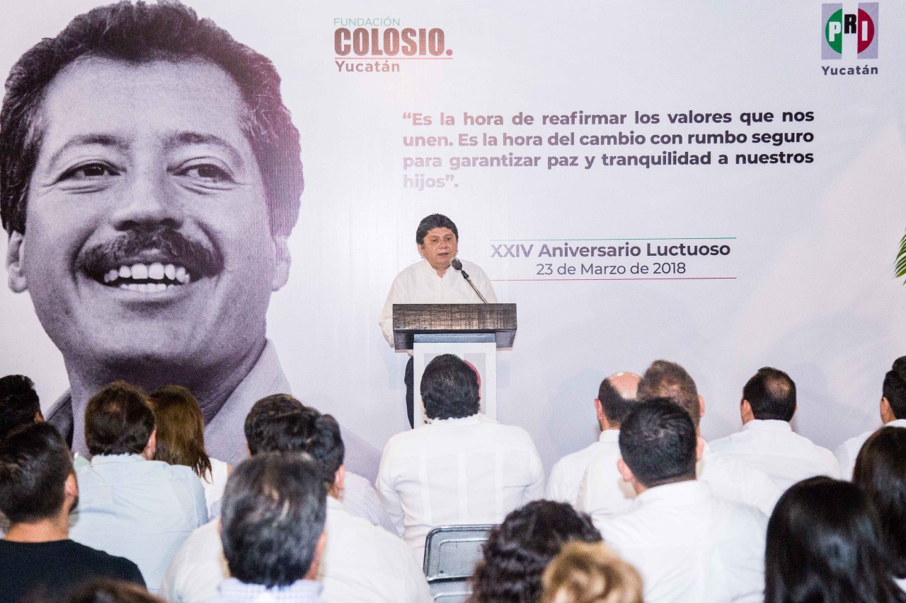 Conmemoran el XXIV Aniversario Luctuoso de Luis Donaldo Colosio