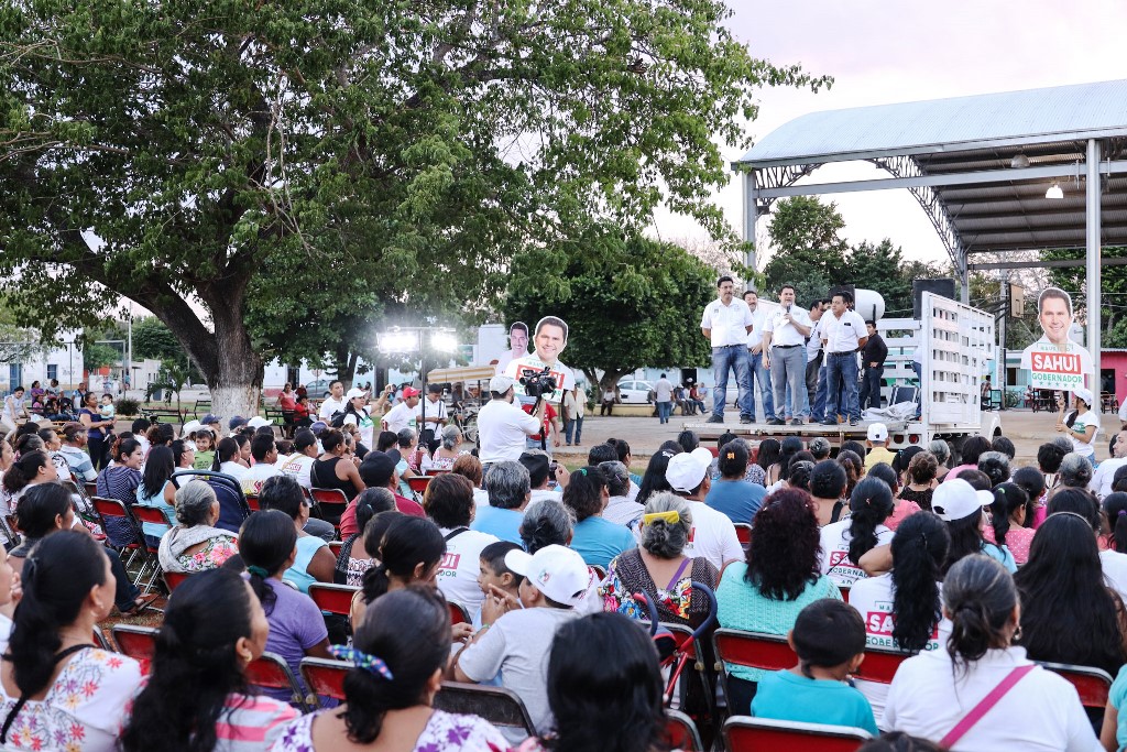 Intensa gira de Sahuí por Halachó, Maxcanú y Kopomá