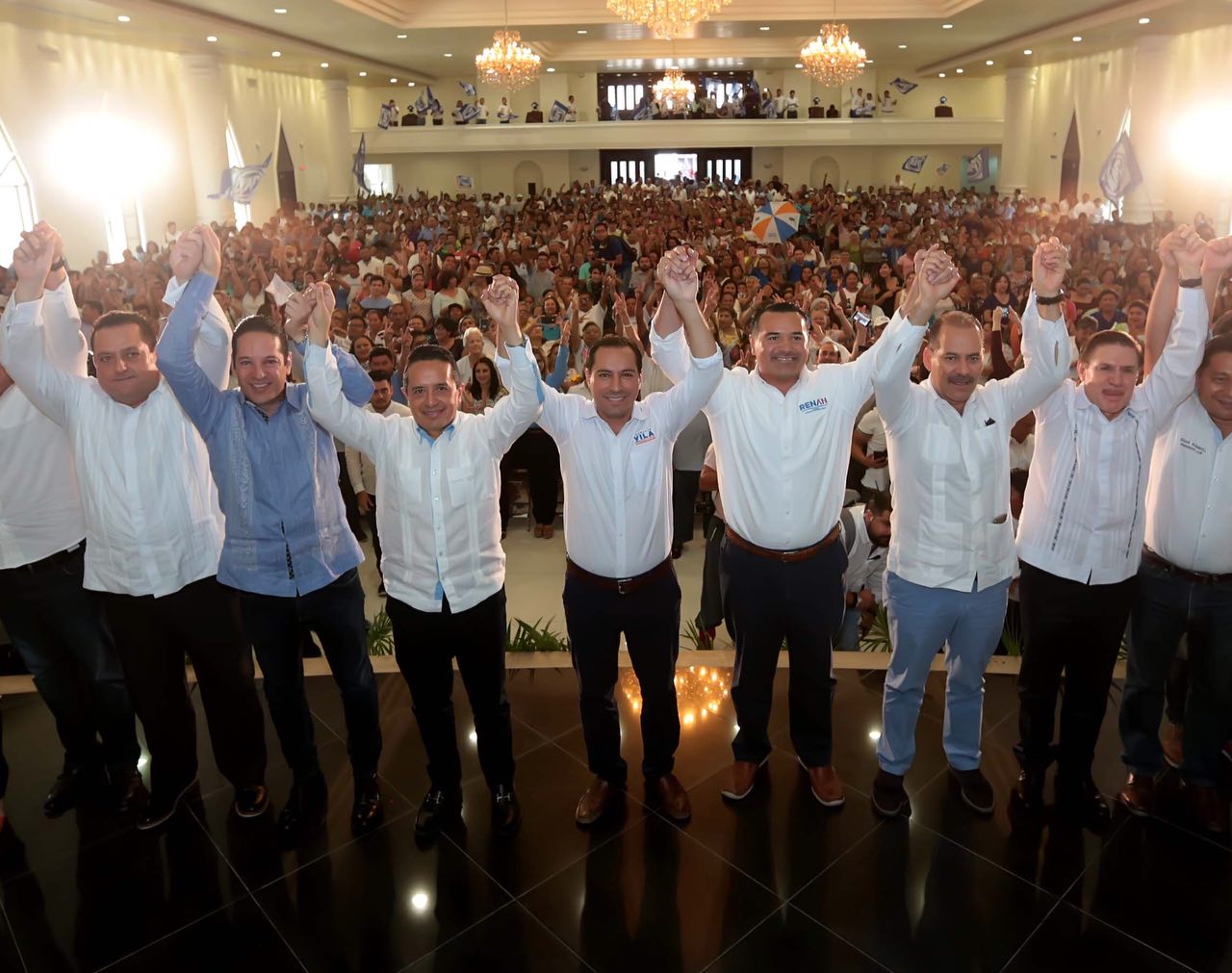 Mauricio Vila y Renán Barrera firman la Declaración por Mérida 2050