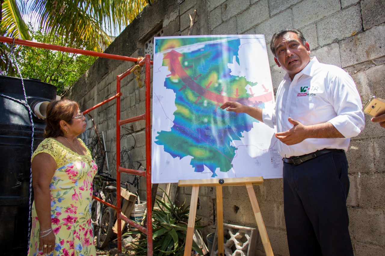 Anuncia Víctor Caballero medidas para revertir la contaminación de los mantos freáticos