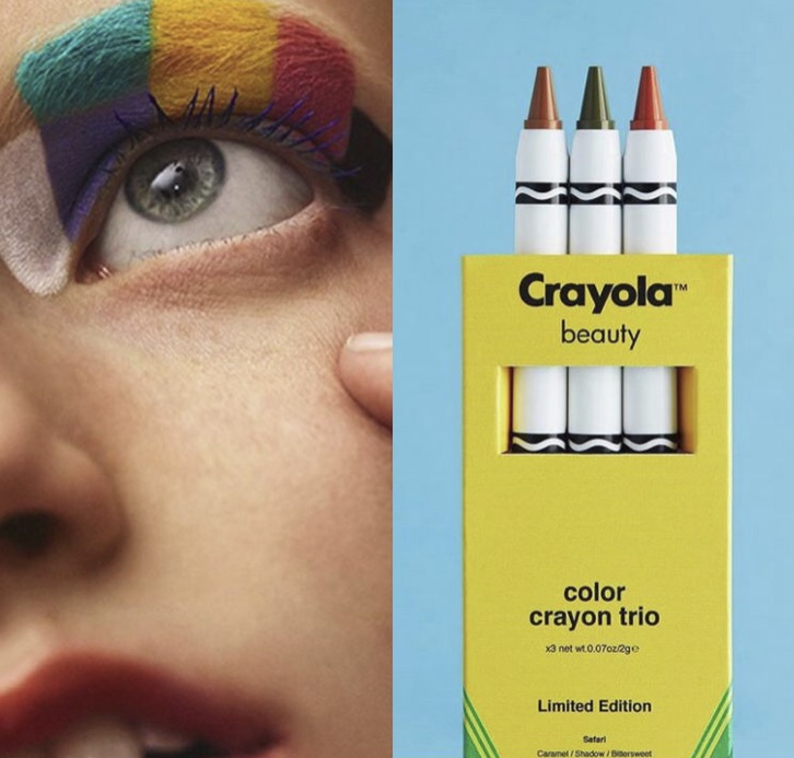 Crayola lanza su línea de crayones para maquillarse