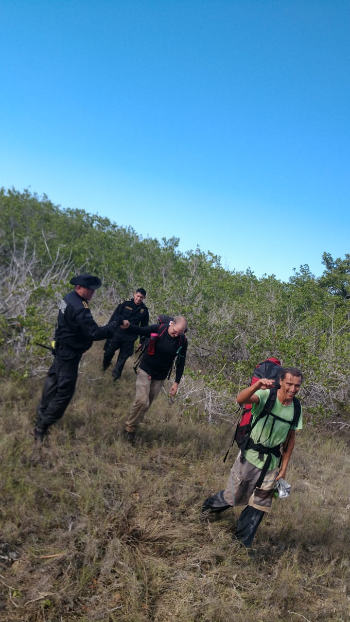 Rescata la SSP a extranjeros extraviados en la ciénaga