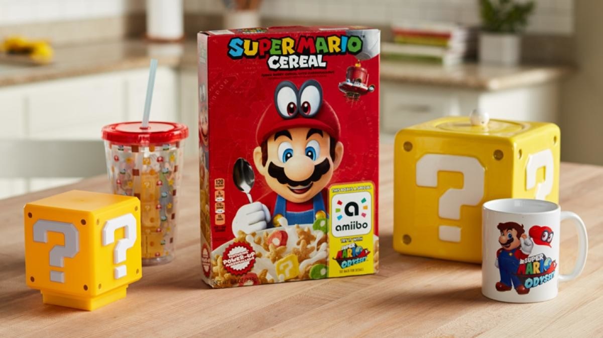 Llega a México el cereal de Mario Bros