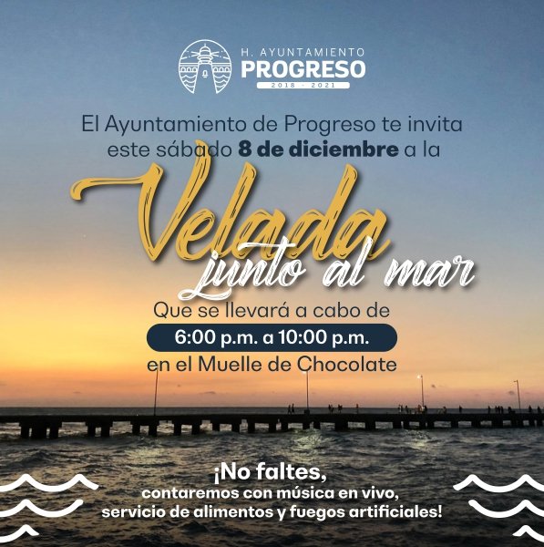 «Velada en el Mar», este sábado en Progreso