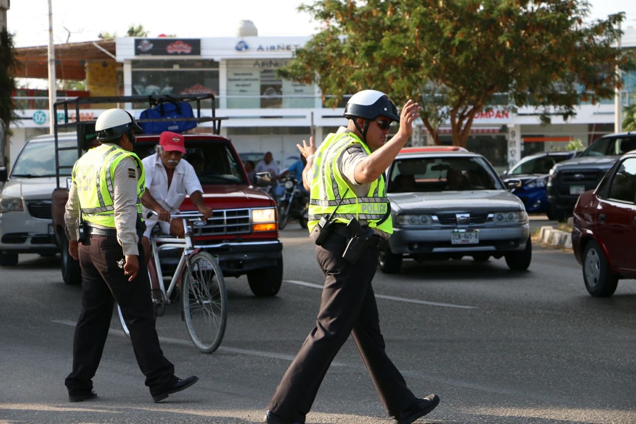 Pocos choques en Mérida durante los festejos por el Año Nuevo