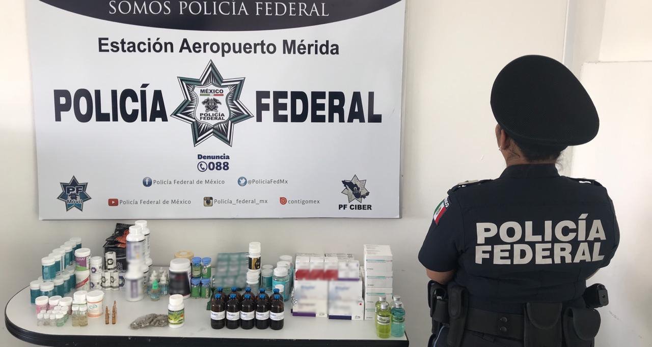 Decomisan en el aeropuerto miles de pastillas para bajar de peso