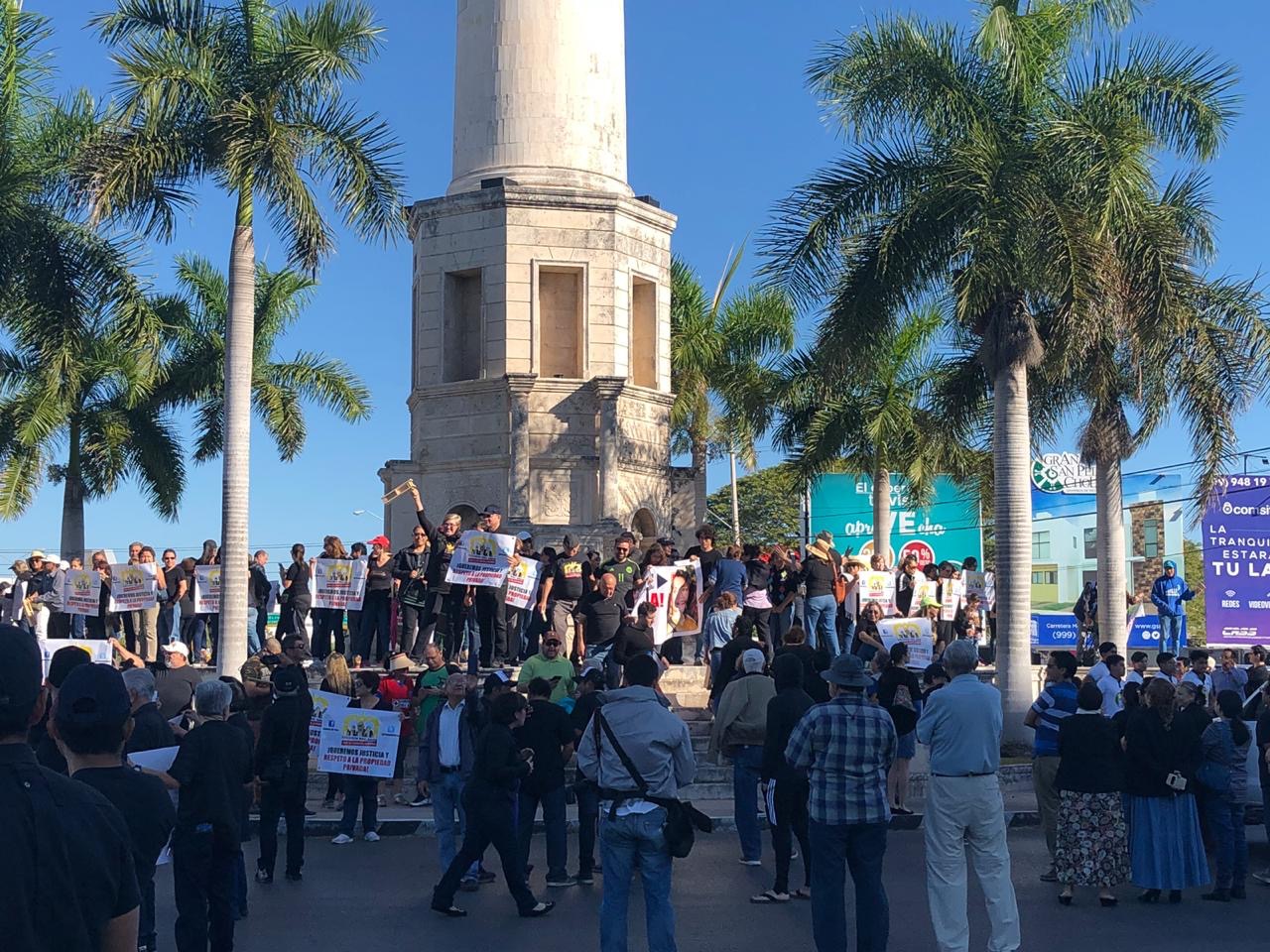 Colonos del Arco marchan porque quieren quitarles sus casas