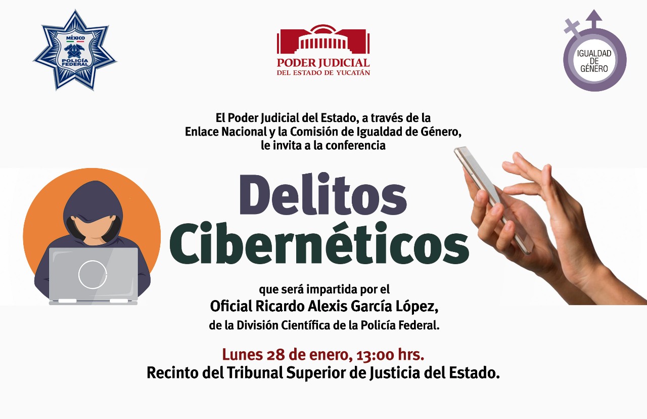 Plática sobre delitos cibernéticos en el Poder Judicial