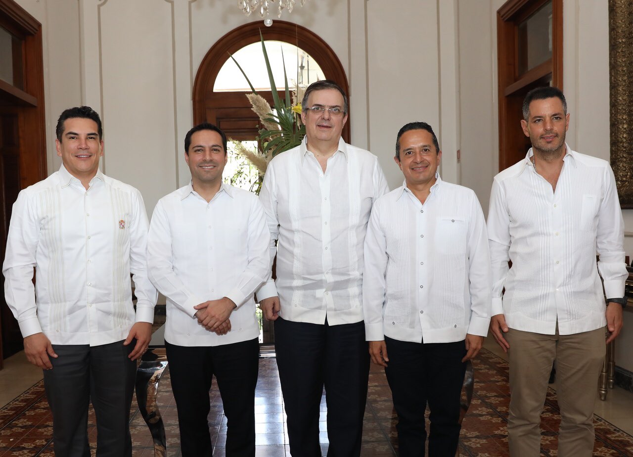 Cumbre de gobernadores de la región Sur-Sureste con el Canciller Marcelo Ebrard