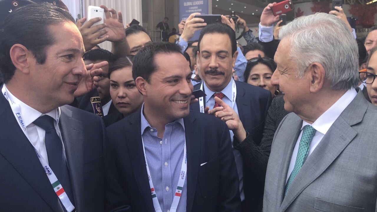 Mauricio Vila promociona a Yucatán en la Feria Aeroespacial México-FAMEX-2019