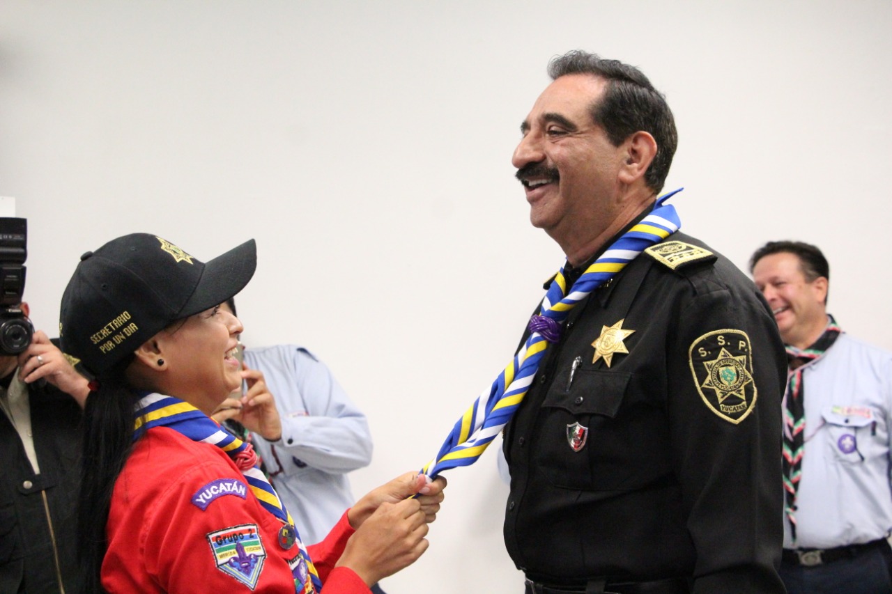 Joven scout, titular de la SSP por un día