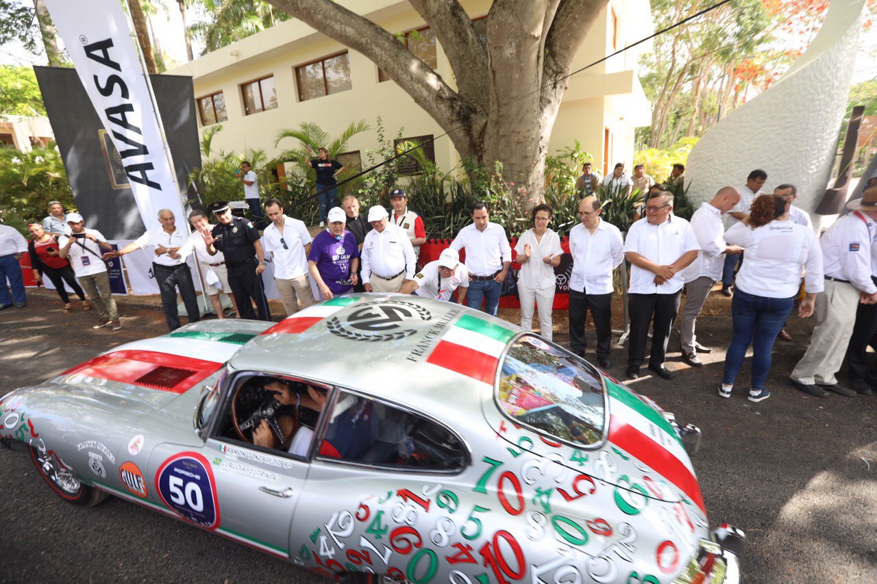 Mauricio Vila inaugura el Rally Maya México 2019