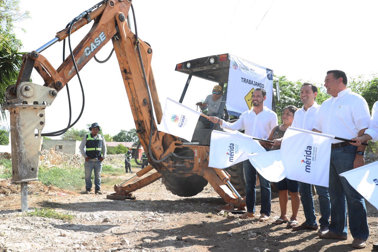 En marcha construcción de más calles dentro de la Declaración por Mérida 2050