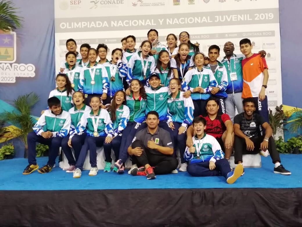 Yucatán obtiene histórico resultado en la Olimpiada y Nacional Juvenil 2019