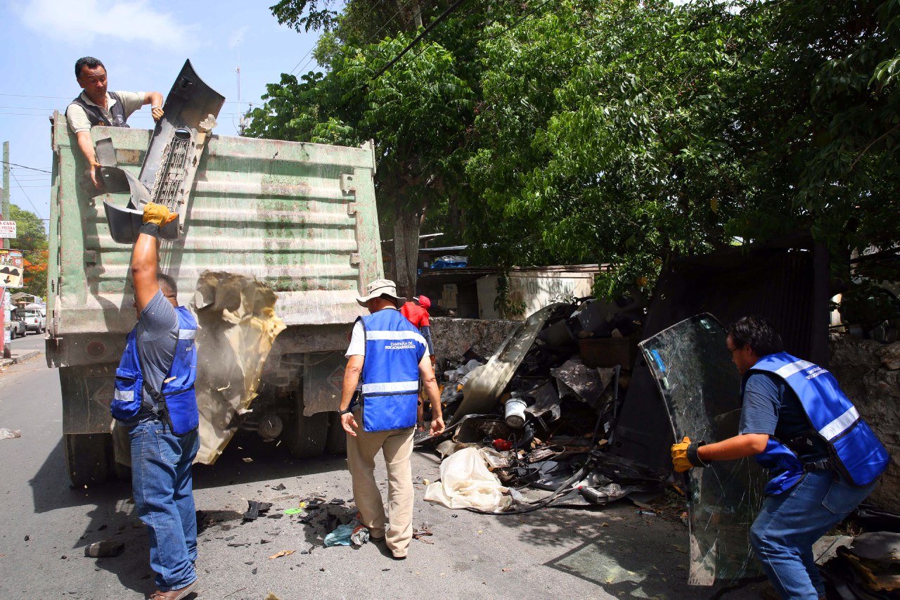 Campaña de descacharrización rebasa las 800 toneladas recolectadas