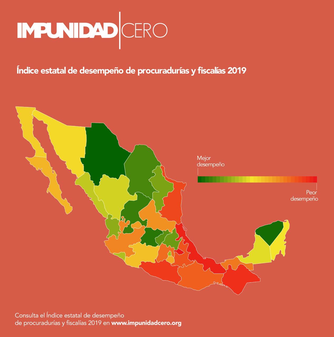 Fiscalía de Yucatán, la segunda en desempeño a nivel nacional