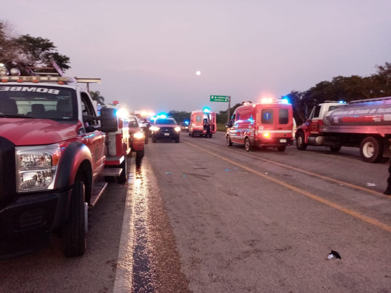 Seis muertos en accidente carretero