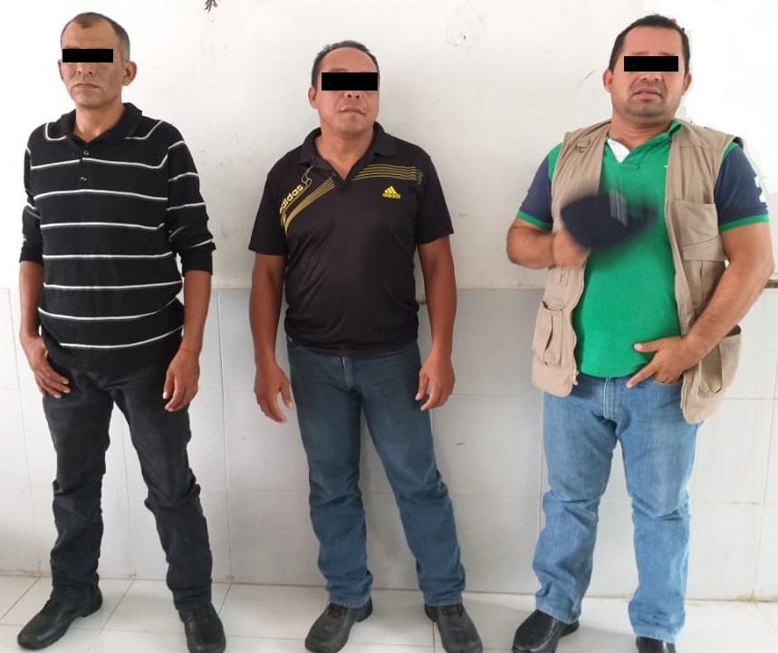 Detiene la SSP en Celestún a tres golpeadores a sueldo