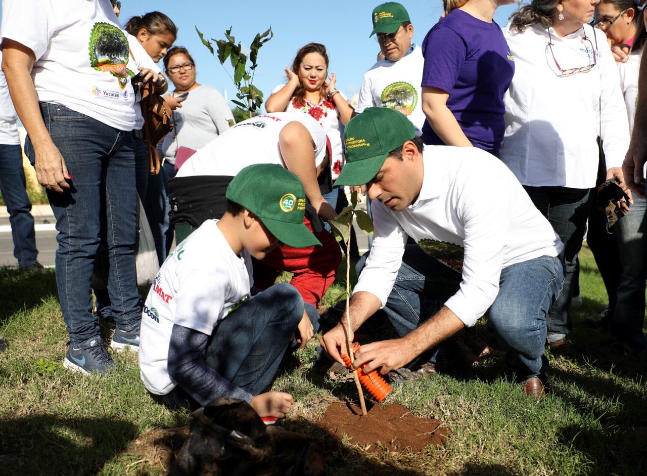 Mauricio Vila continúa promoviendo un Yucatán verde