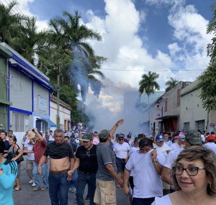 Declaracion de Saidén sobre las protestas  violentas de este domingo