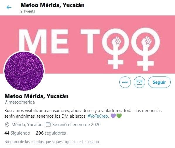 Cierran cuenta meridana del movimiento #MeToo, pero surge una alterna