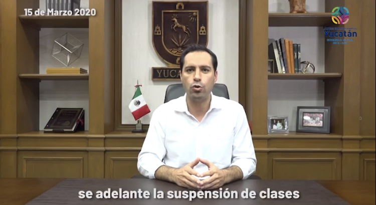 Se suspenden clases en Yucatan a partir del martes