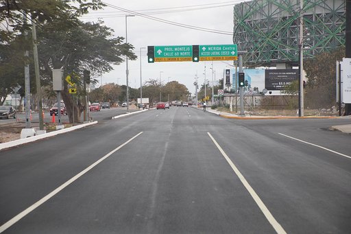 En su etapa final la repavimentación de Prolongación Paseo de Montejo