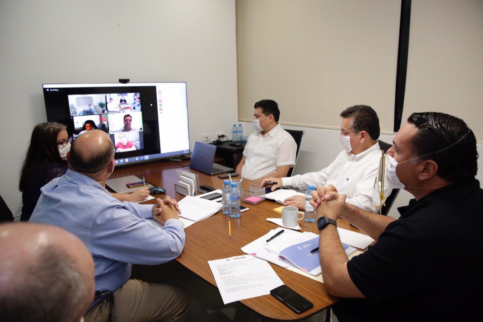 Renán Barrera sostiene reunión virtual con el Consejo Coordinador Empresarial