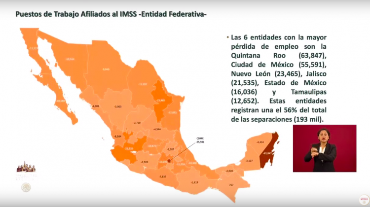 Ya fueron despedidos en Yucatan 4,434 trabajadores por efectos del Covid-19