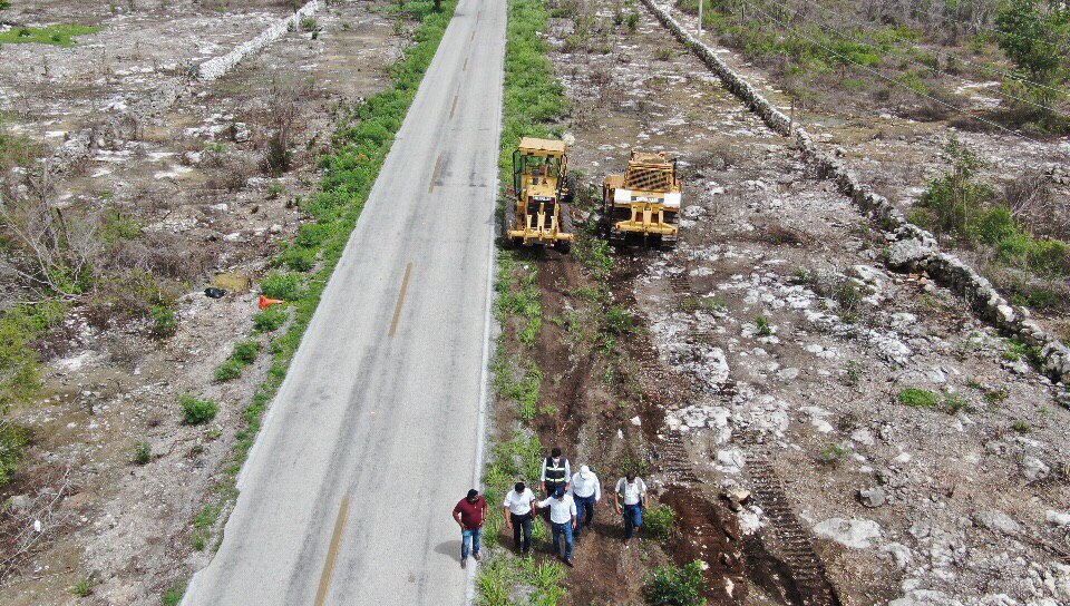 Con 151 millones de pesos, modetnizan la carretera Hunucmá-Sisal