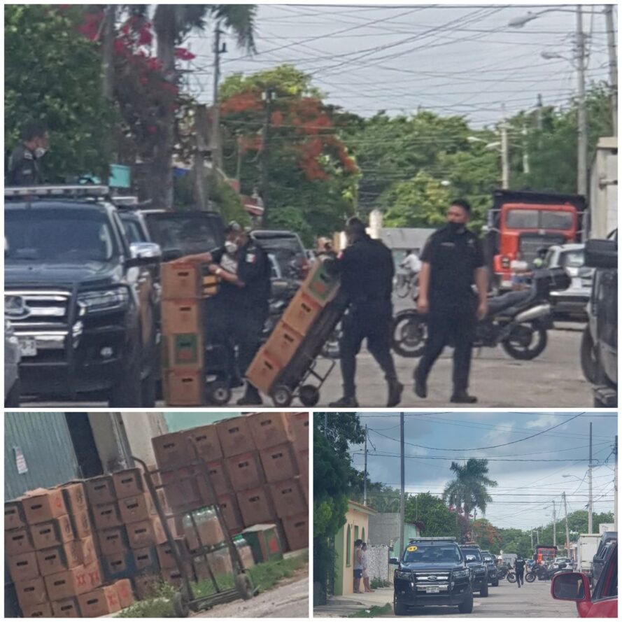 Escuadrón anticladestinos propina doble golpe en Mérida
