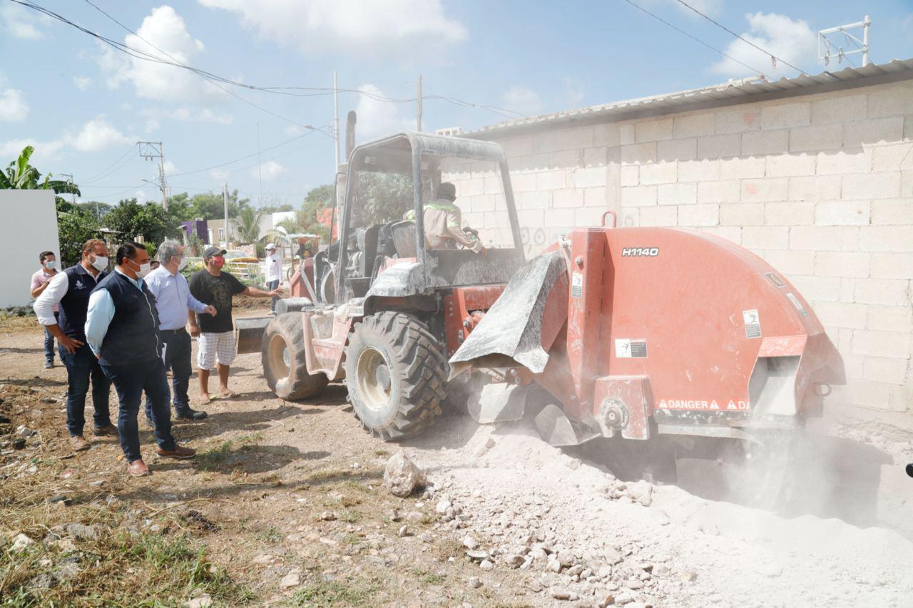 El Ayuntamiento extiende obras y servicios básicos a las colonias más vulnerables de Mérida