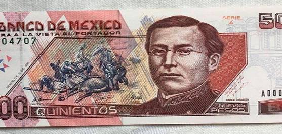 Billete de 500 pesos con rostro de Ignacio Zaragoza cuatriplica su valor en internet