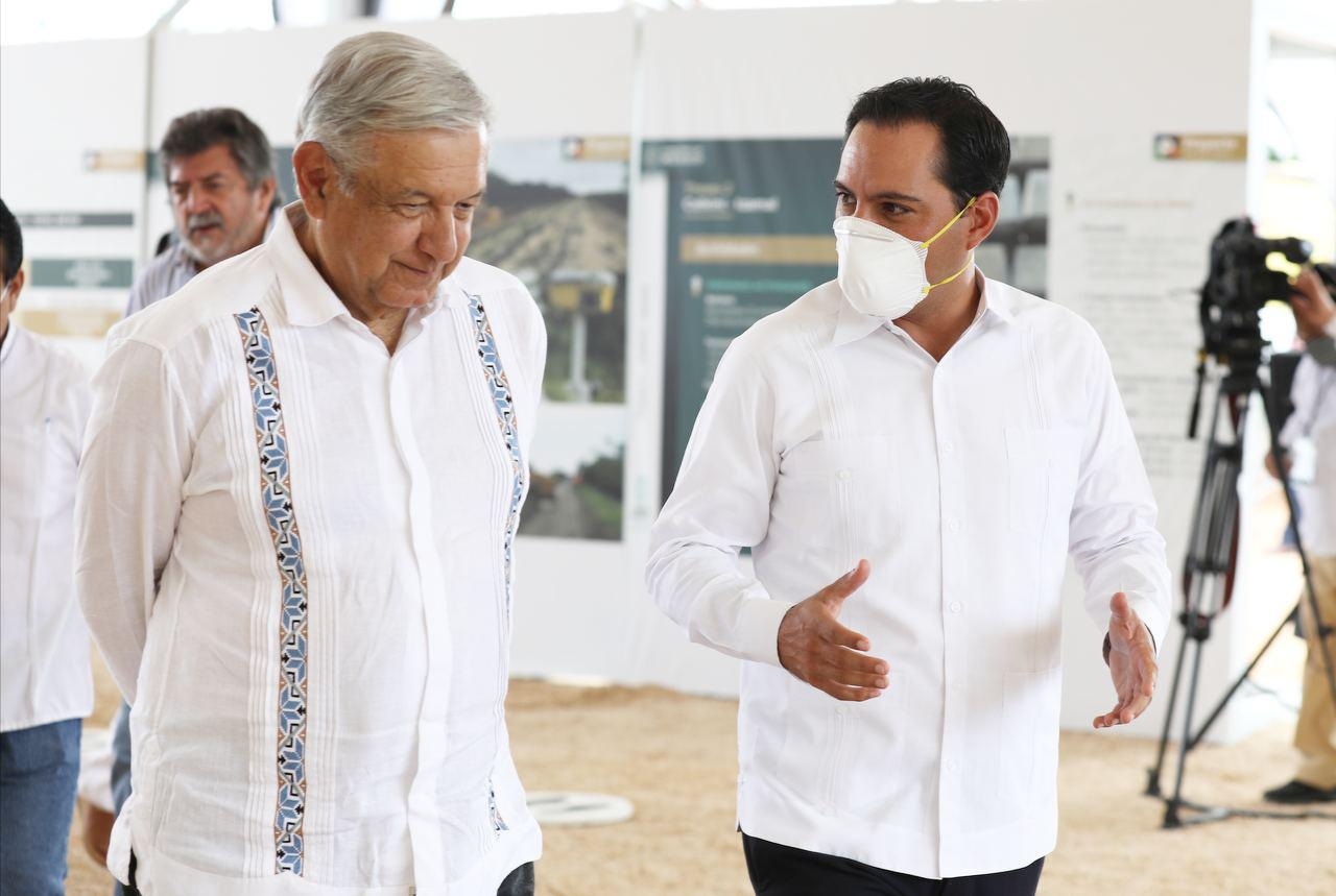 Pide Vila apoyo a López Obrador para yucatecos afectados por fenómenos naturales