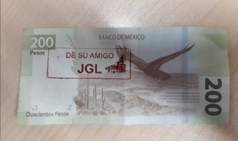 En el Norte circulan “Chapo billetes” de 200 pesos y son válidos