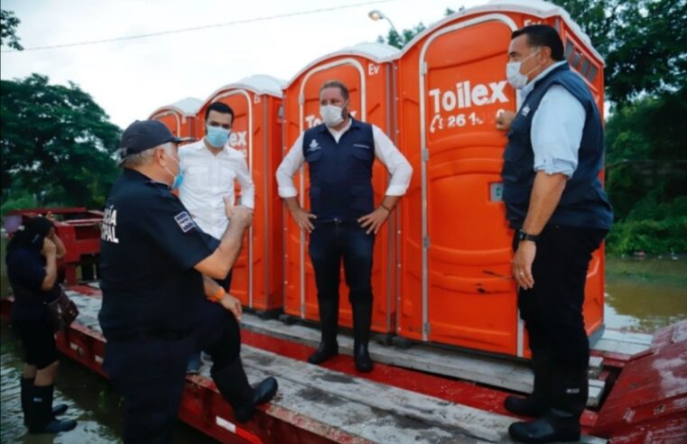 Refuerza labores el Ayuntamiento en zonas afectadas por las intensas lluvias