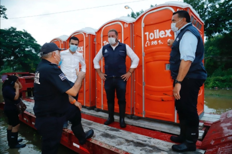 Refuerza labores el Ayuntamiento en zonas afectadas por las intensas lluvias