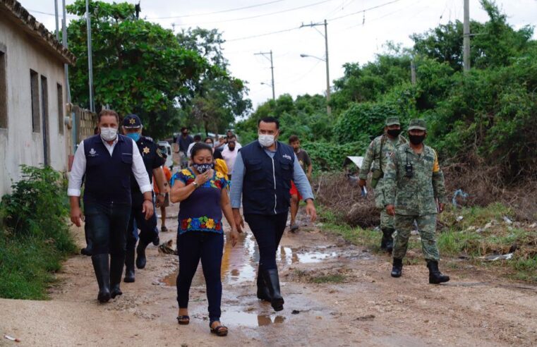 El alcalde supervisa trabajos preventivos ante la llegada del huracán “Delta”
