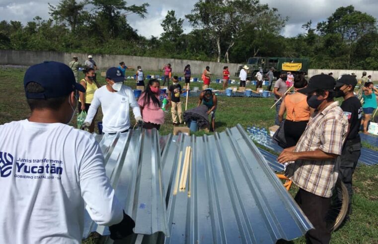 Familias afectadas por «Gamma» y «Delta” continúan recibiendo apoyos del Fonden