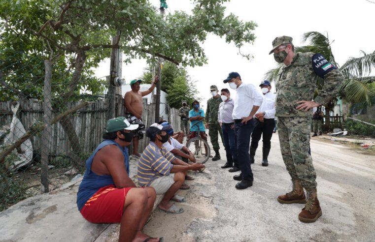 Mauricio Vila supervisa refugios en  la zona costera oriente