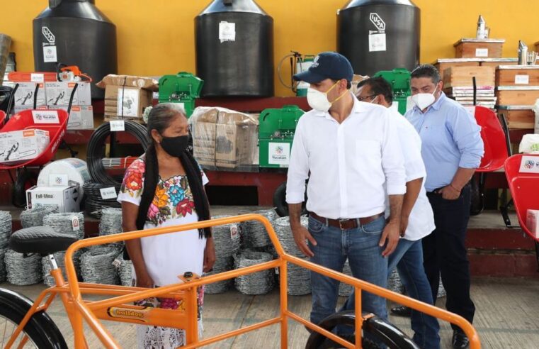 El Gobierno del Estado sigue apoyando la reactivación económica  en el campo yucateco