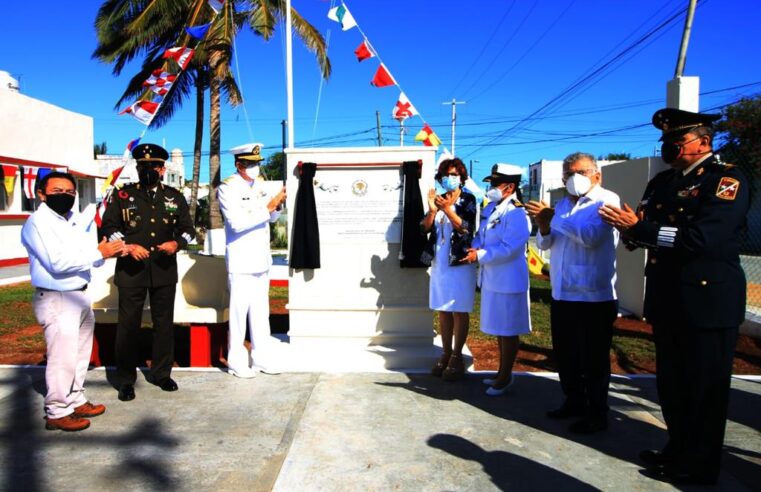 María Fritz Sierra encabeza la ceremonia por el Día de la Armada de México