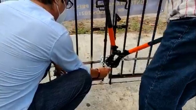 Protesta de maestros obstaculizó labores en la Segey