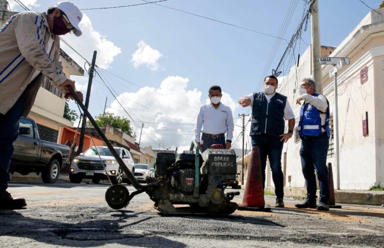 Continúa el buen avance del Programa Emergente de Bacheo en el municipio