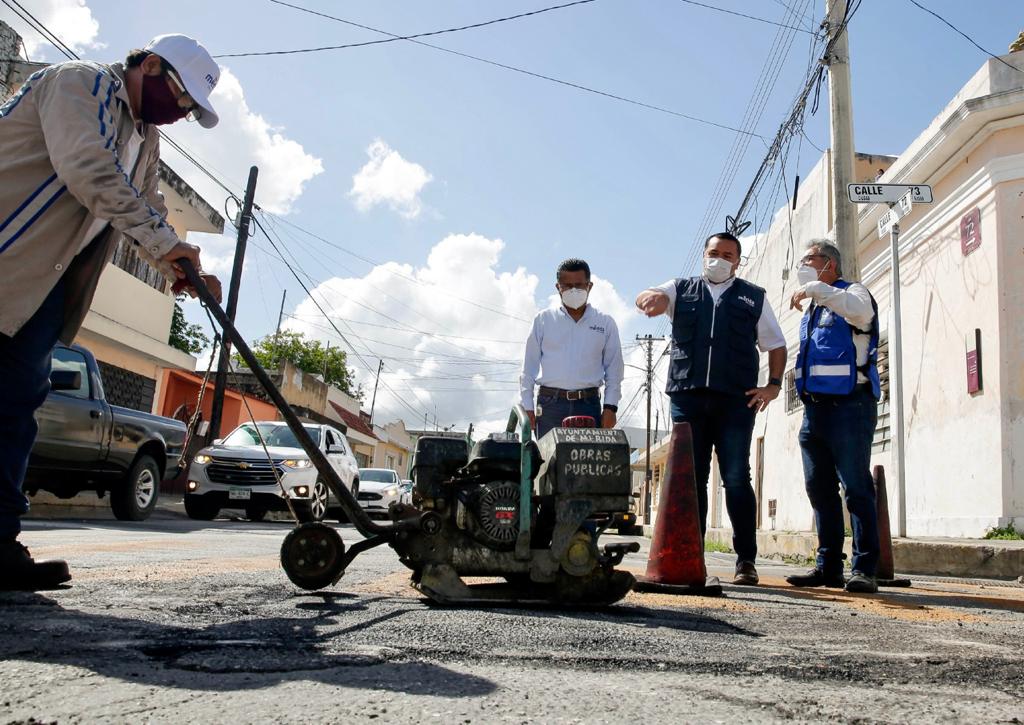 Continúa el buen avance del Programa Emergente de Bacheo en el municipio